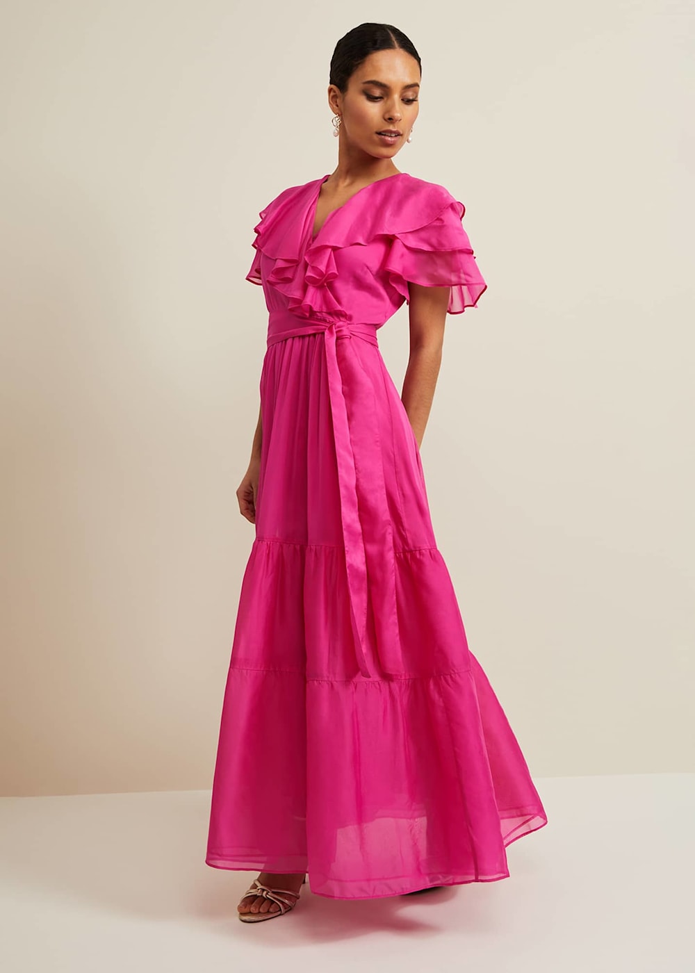Phase Eight Mabelle Organza Maxi Dress