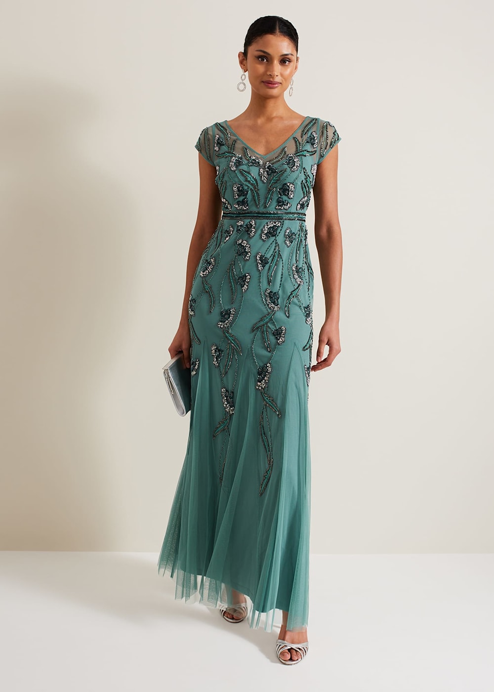 phase eight beaded dress