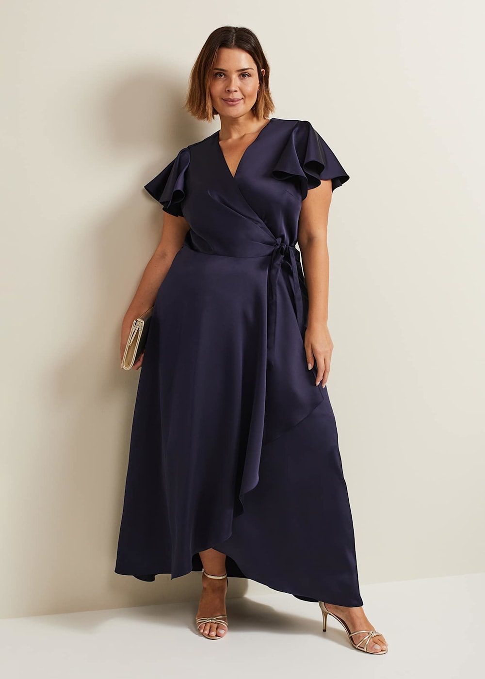 Arabella Satin Maxi Dress Phase Eight ROW