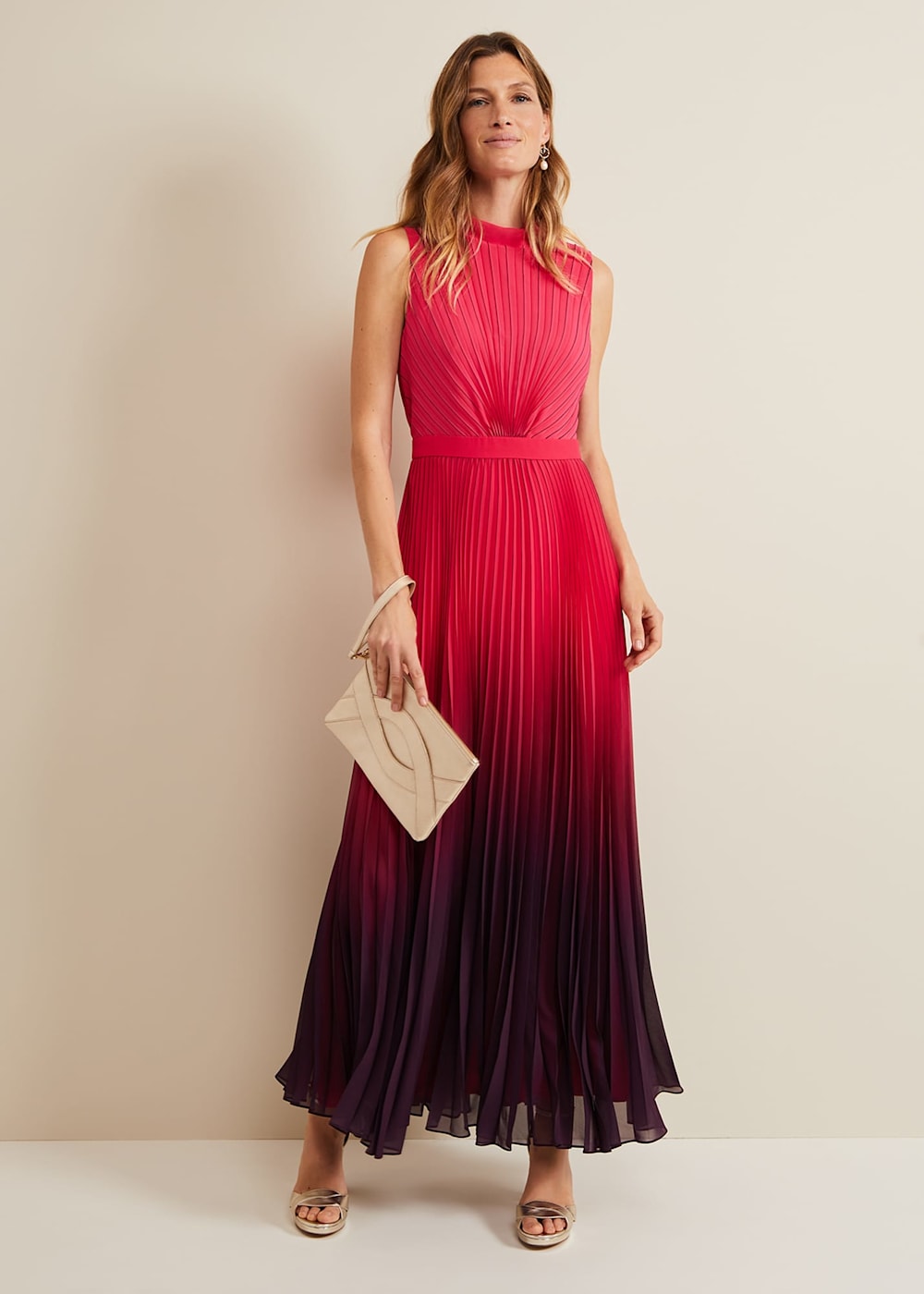 Ombre maxi dress uk online