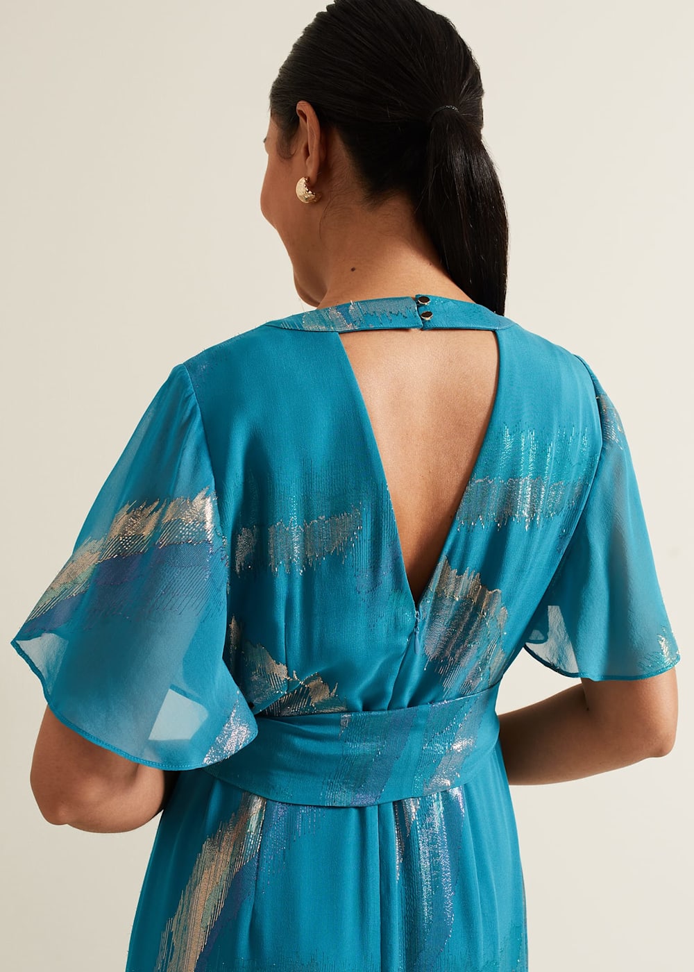 Petite silk maxi dress store