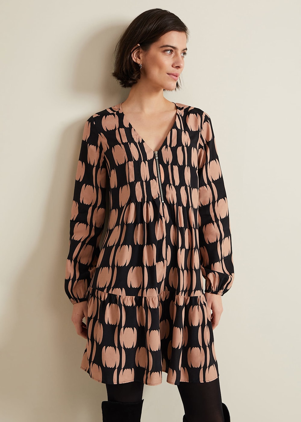 Penele Spot Swing Dress Phase Eight UK