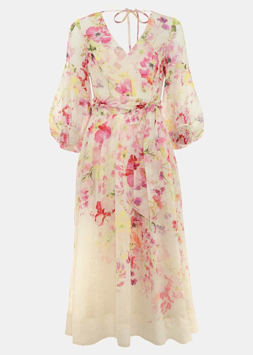 Floral print fit and flare dress new arrivals