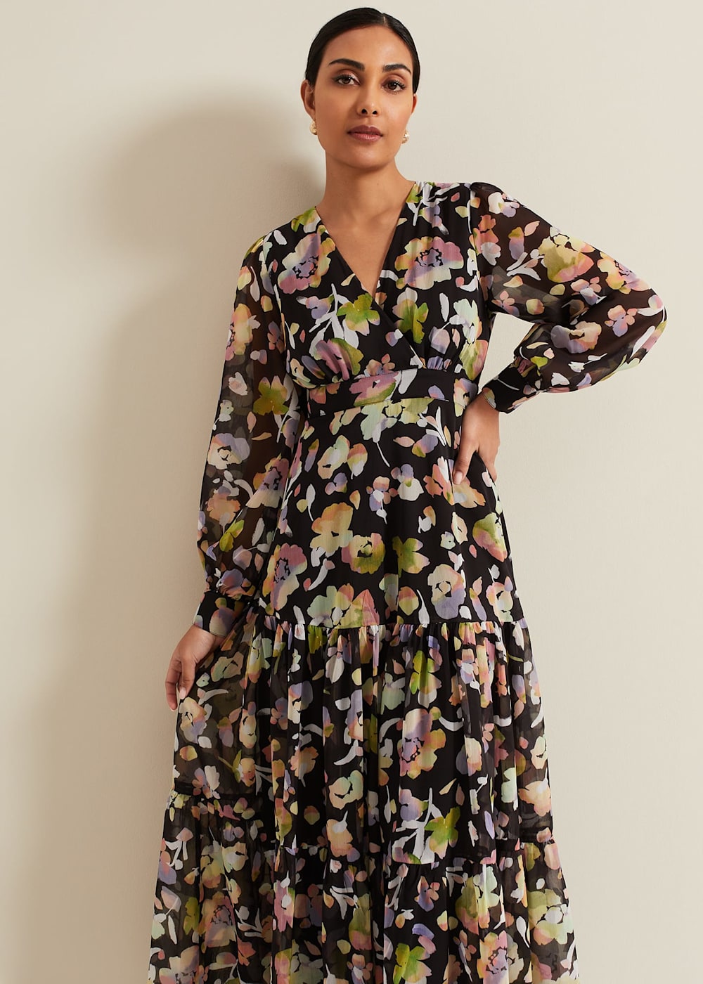Petite Sandra Floral Maxi Dress Phase Eight ROW