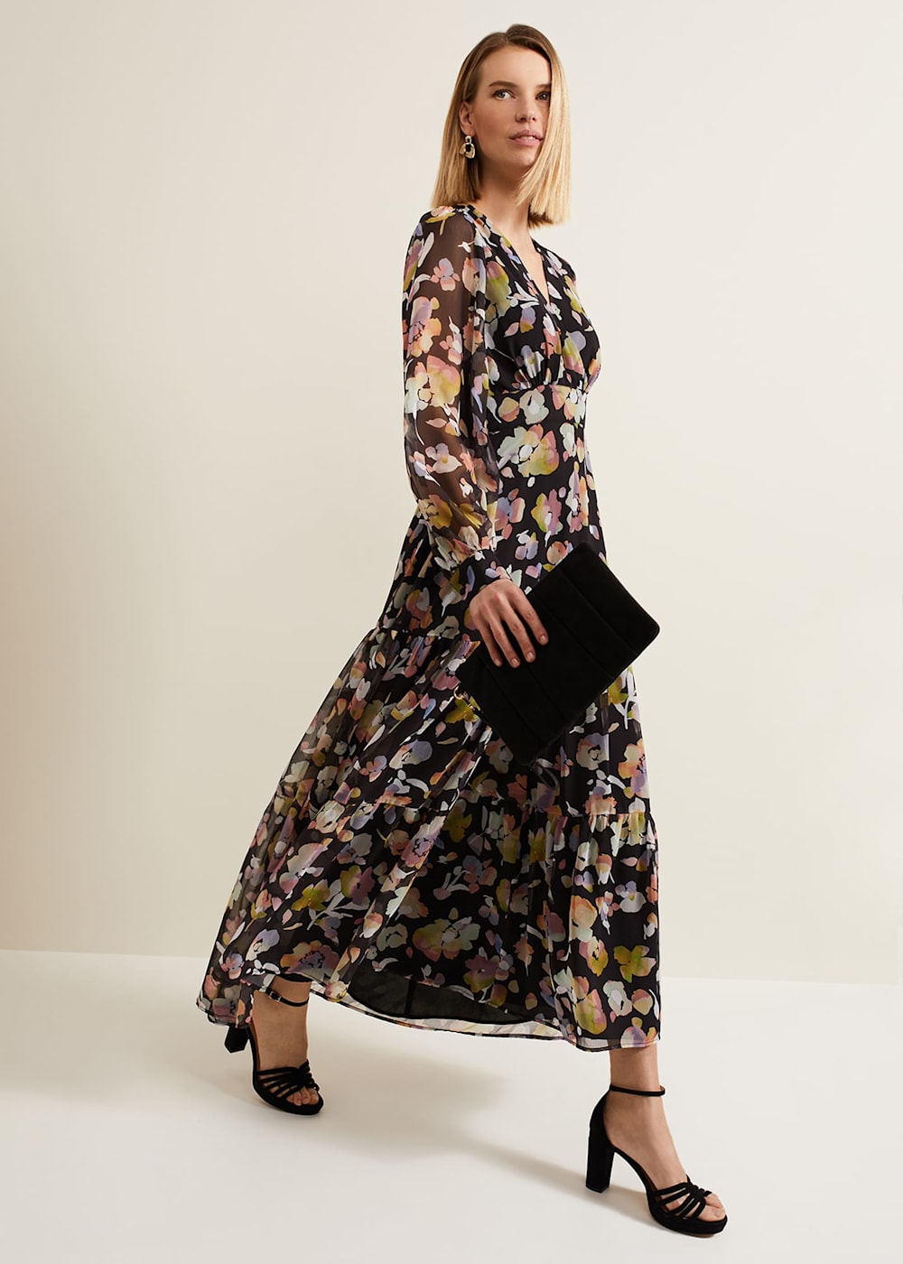 Sandra Floral Maxi Dress Phase Eight ROW