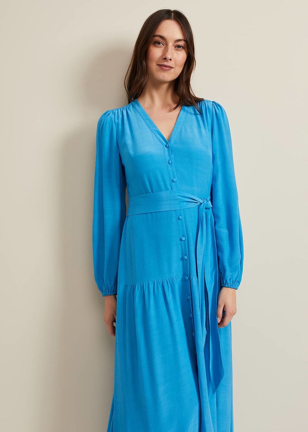 Tori Button Through Maxi Dress Phase Eight UK
