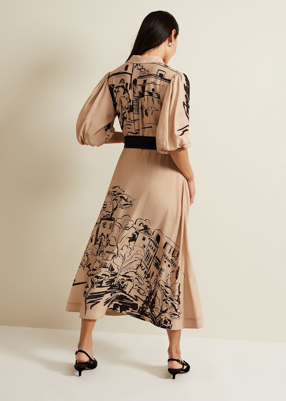 Phase eight beige dress top