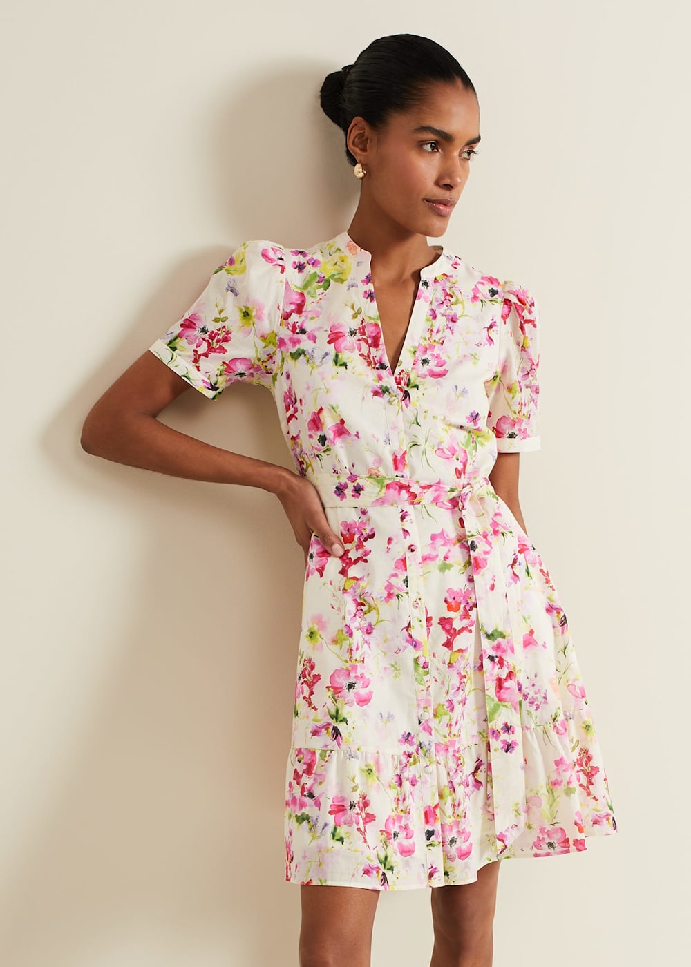 Velma Cotton Mini Dress Phase Eight UK