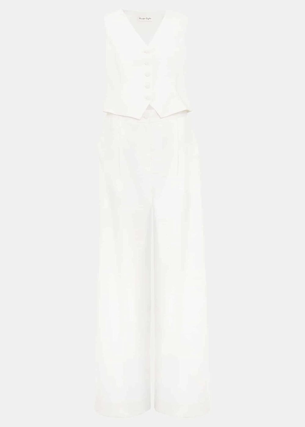 Phase eight white jumpsuit sales