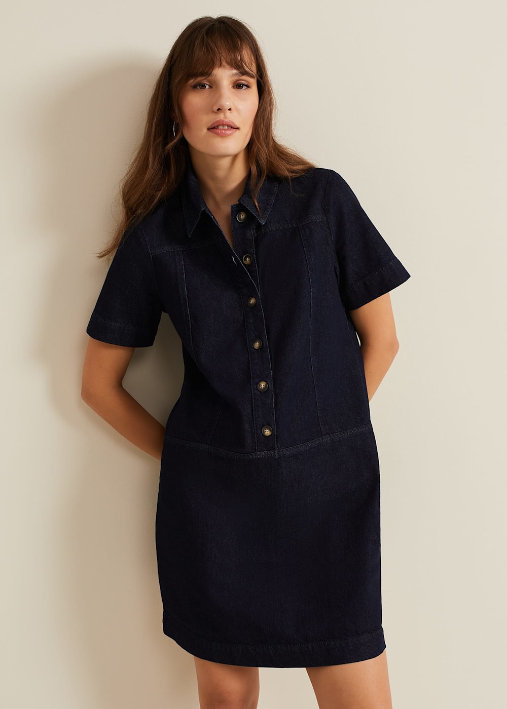 Ladies denim tunic dress online