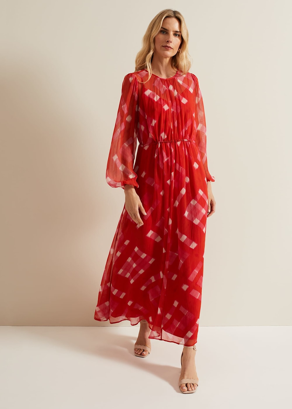 Phase eight check dress online