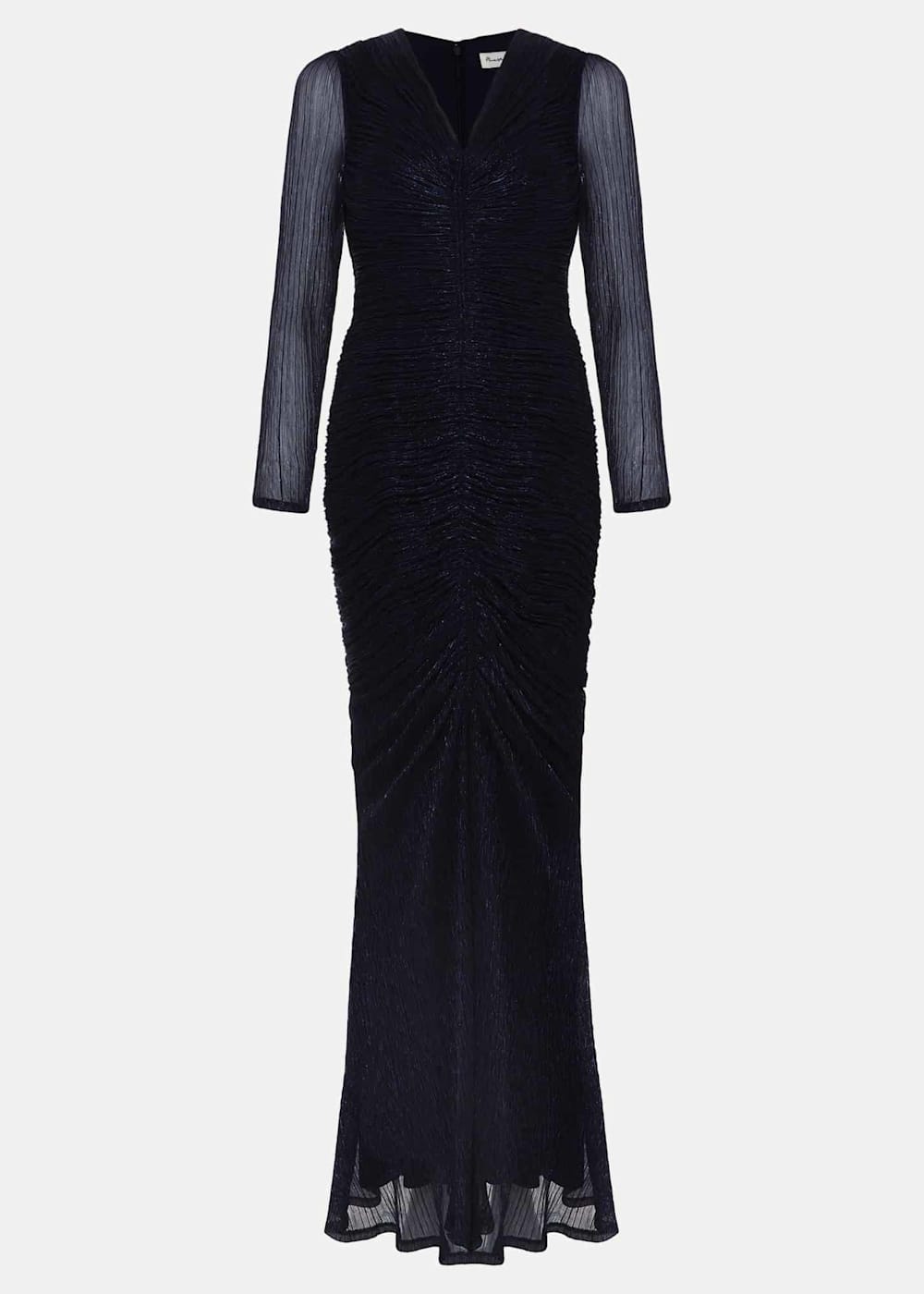 Shannia Ruched Shimmer Maxi Dress Phase Eight UK