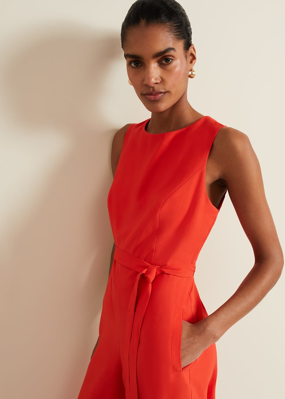 Marta Red Jumpsuit Phase Eight UK