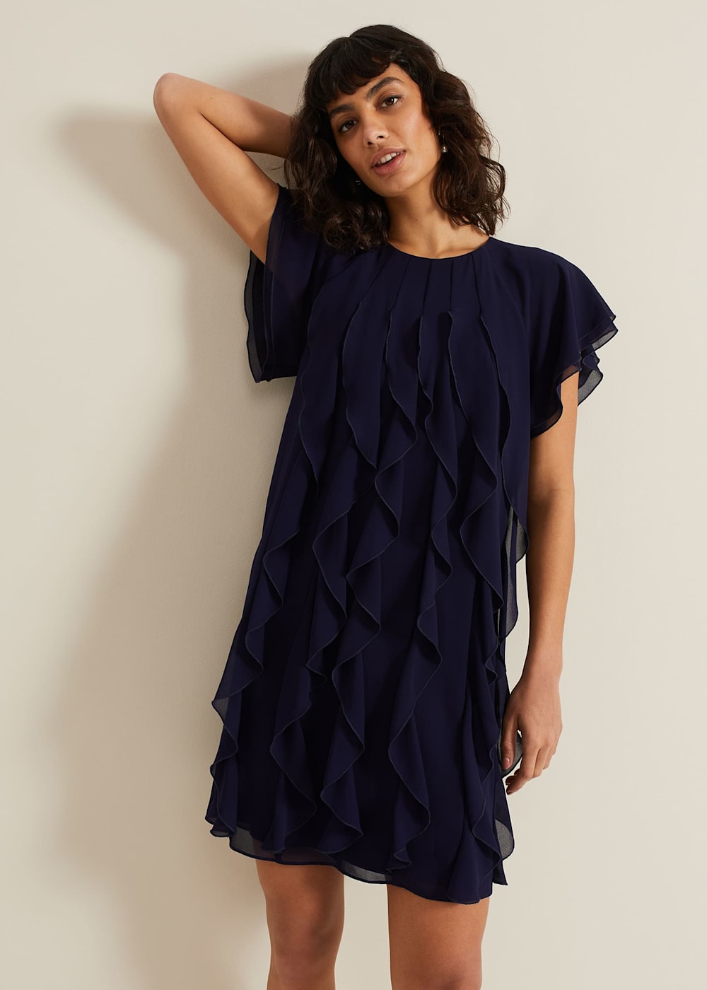 Claudette Frill Dress Phase Eight UK