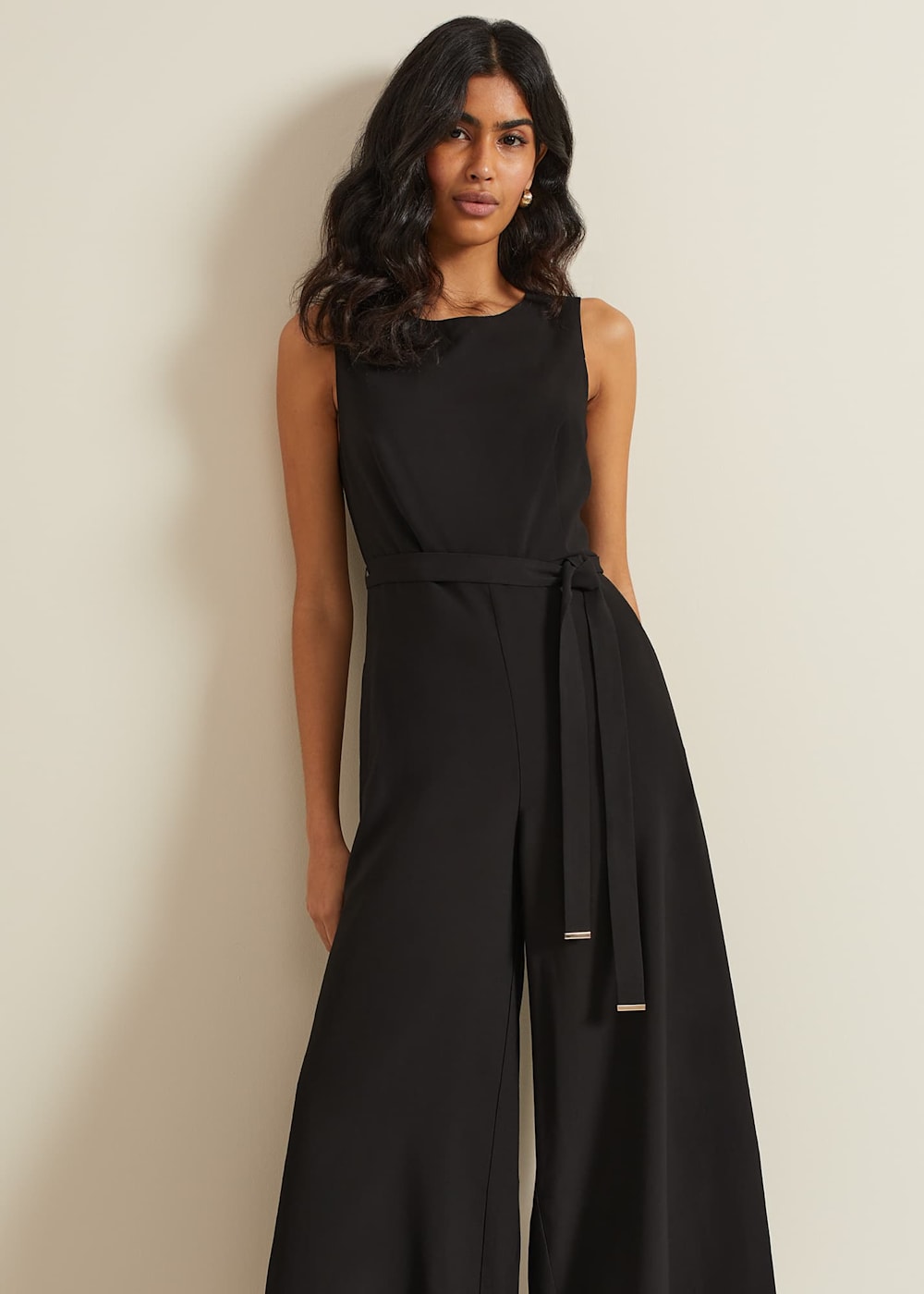 Marta Black Culotte Jumpsuit Phase Eight UK