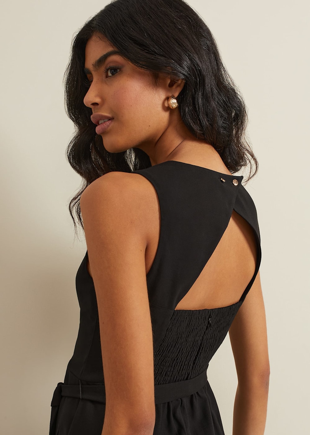 Marta Black Culotte Jumpsuit Phase Eight UK