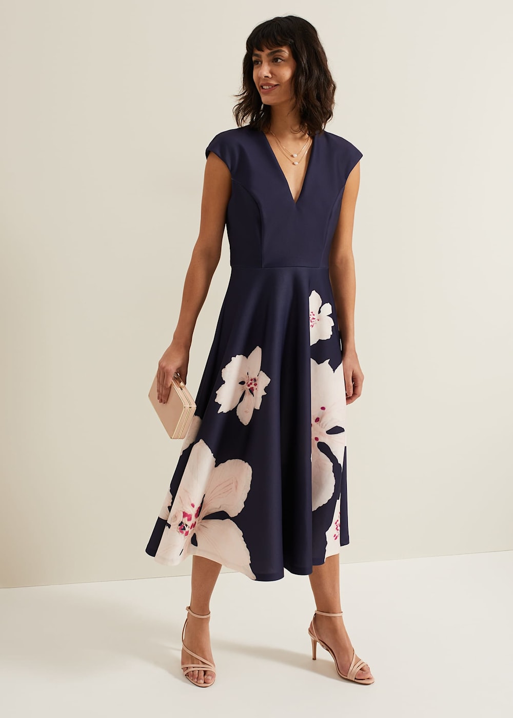 Scuba flare dress outlet