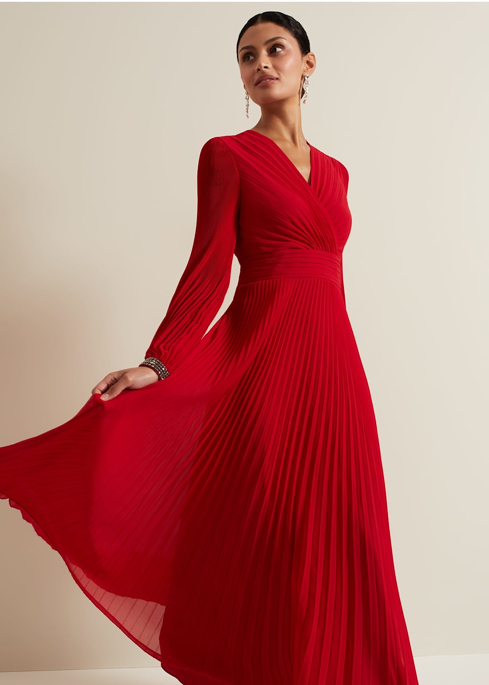 Red maxi dress size 20 hot sale