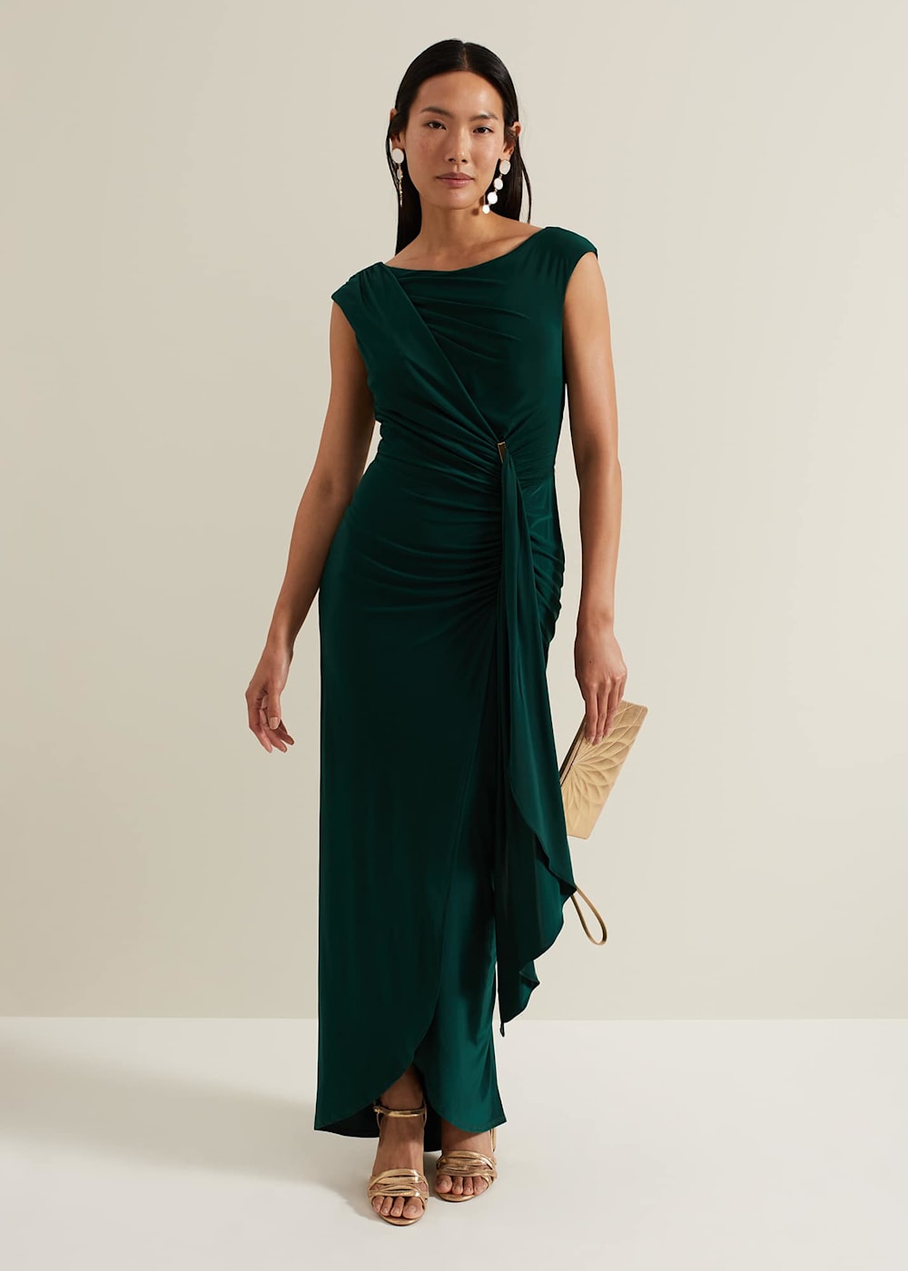 Donna Green Maxi Dress Phase Eight ROW