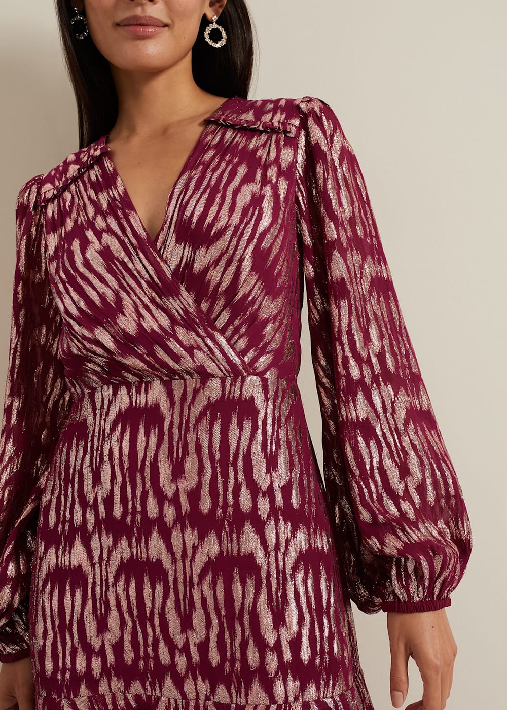 Joon Pink Shimmer Dress Phase Eight UK