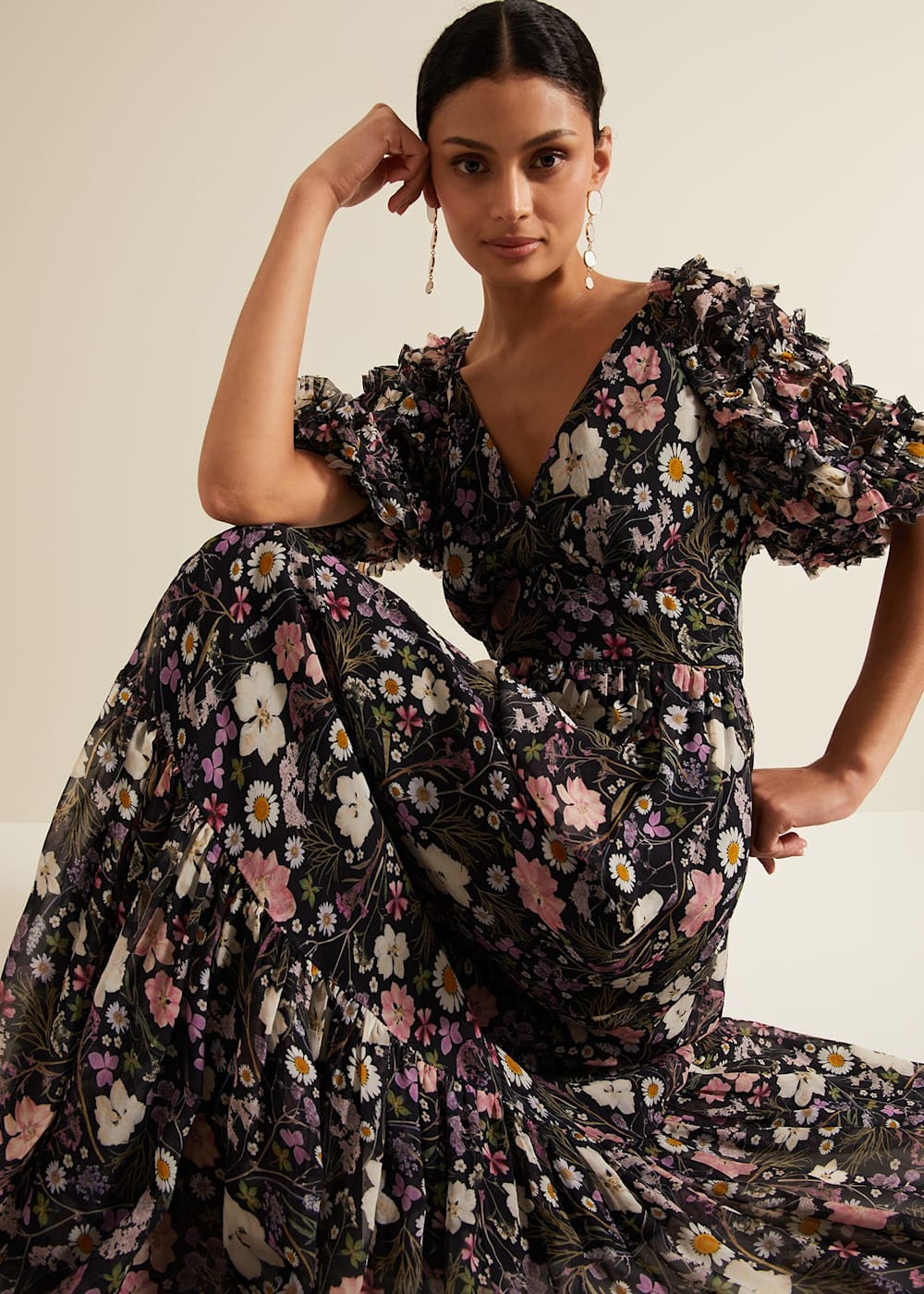 Phase eight floral maxi dress discount