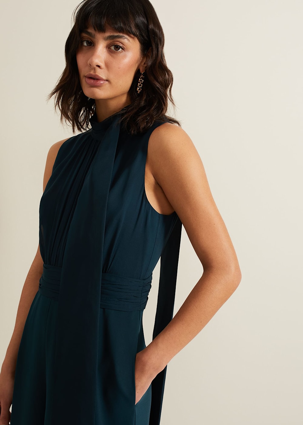Neesa Green Wide Leg Jumpsuit Phase Eight UK