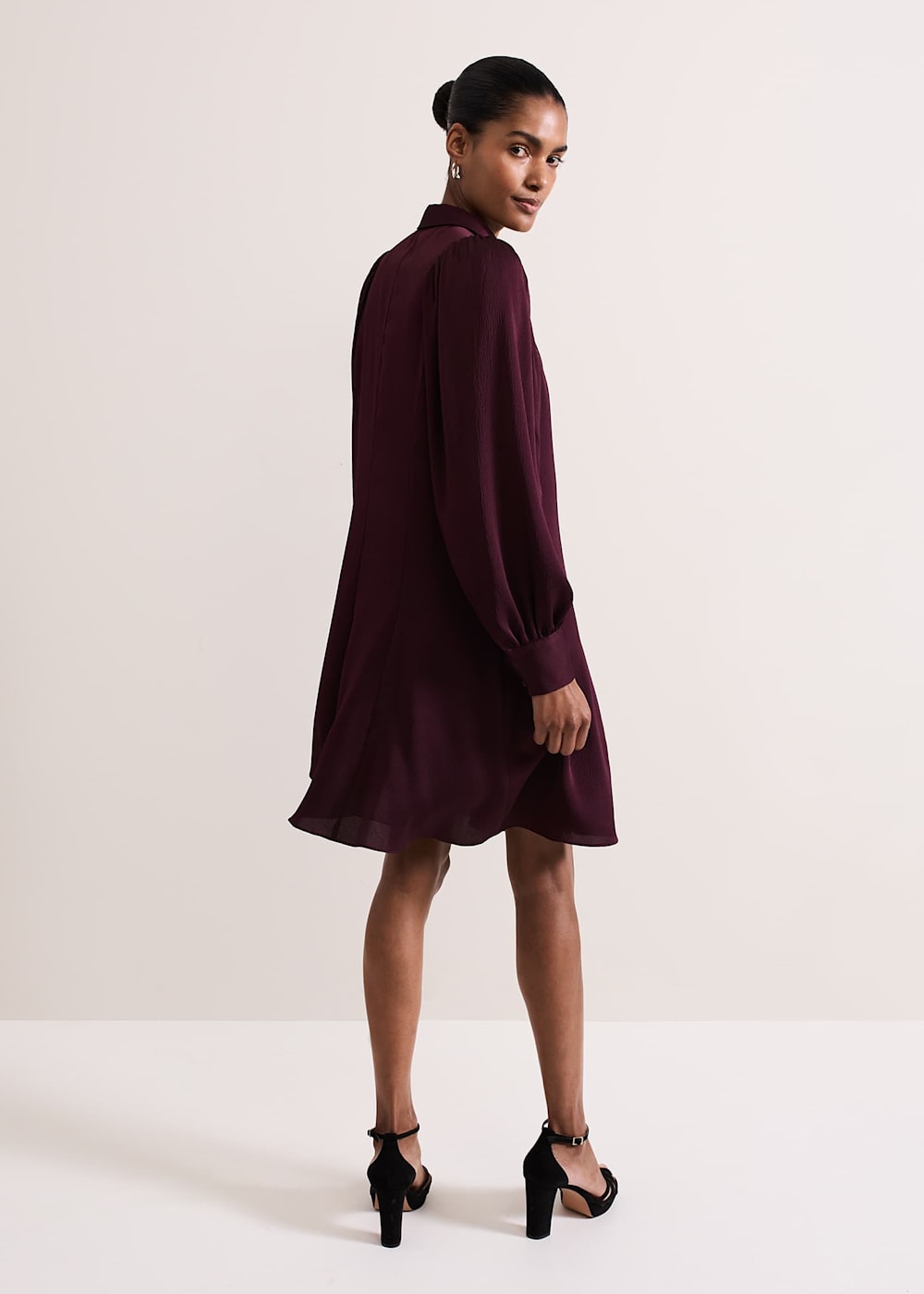 Phase eight burgundy dress outlet
