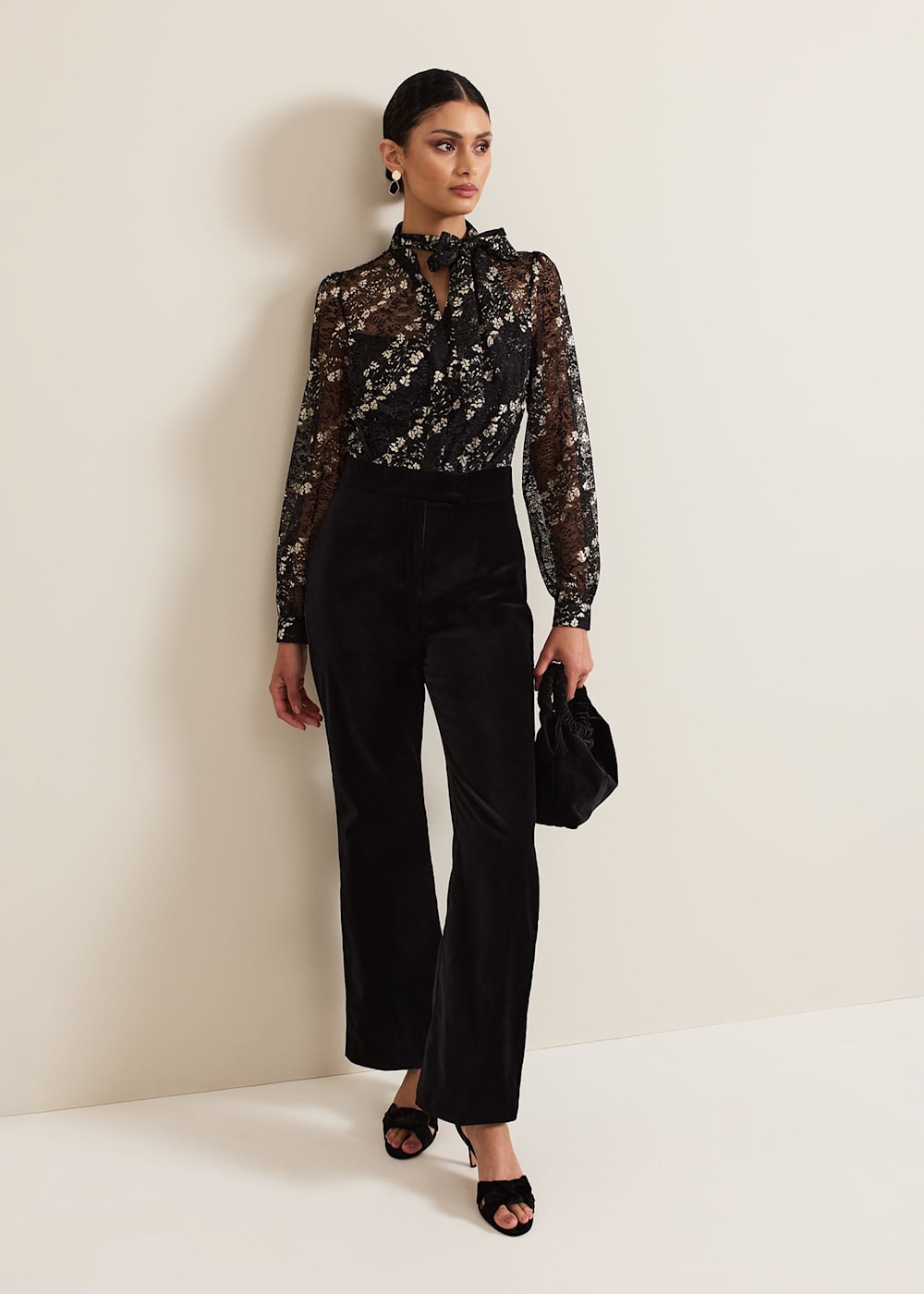 Morilla Lace Top Jumpsuit Phase Eight UK