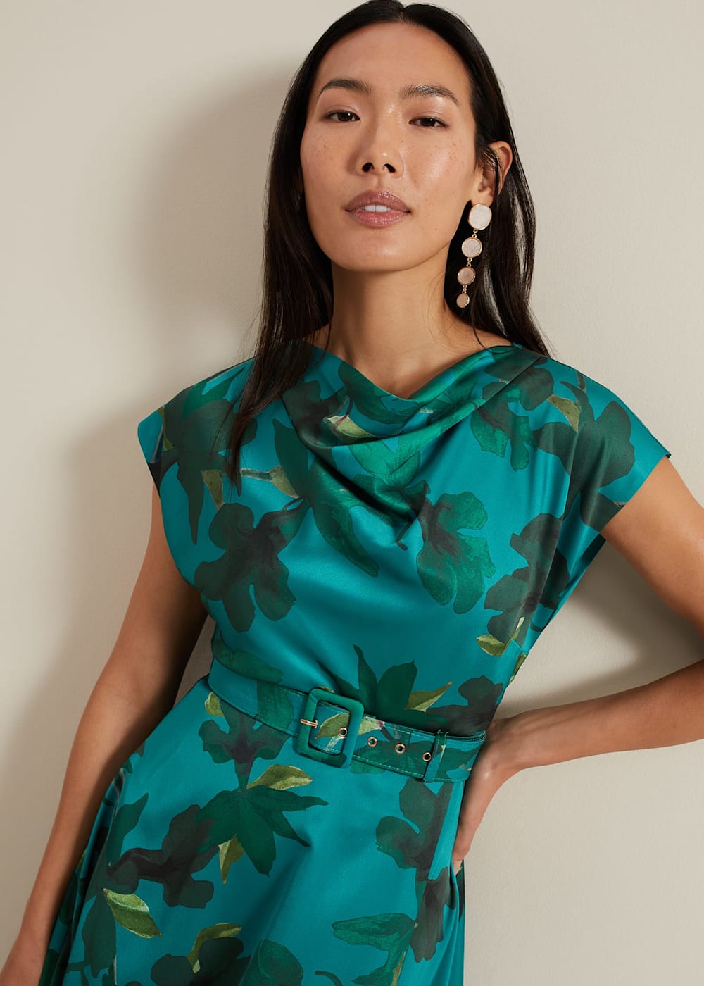 Sabrianna Print Midi Dress Phase Eight UK