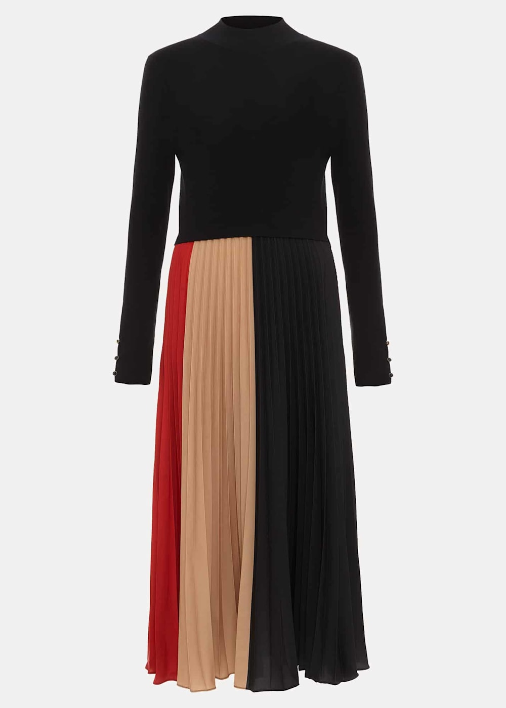 Kiera Colourblock Woven Hem Midi Dress Phase Eight UK