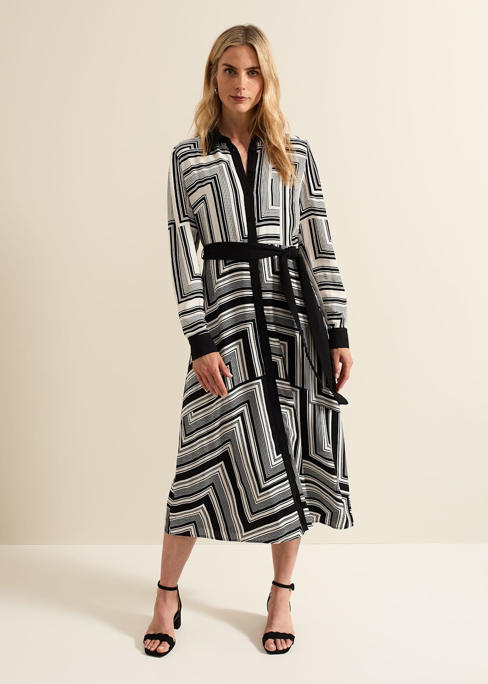 Pia Striped Midaxi Dress Phase Eight UK