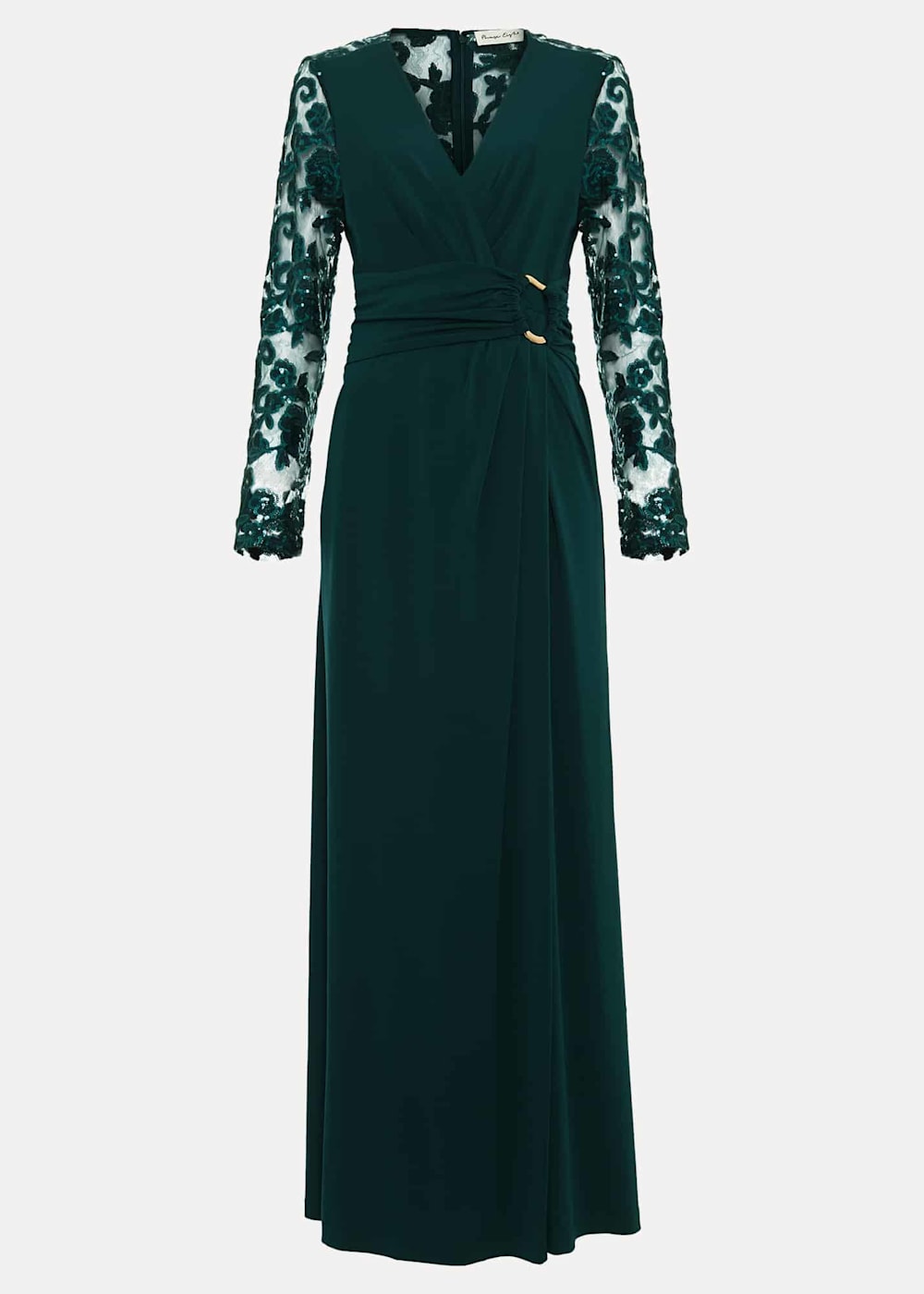 Ilona Dark Green Sequin Maxi Dress Phase Eight ROW