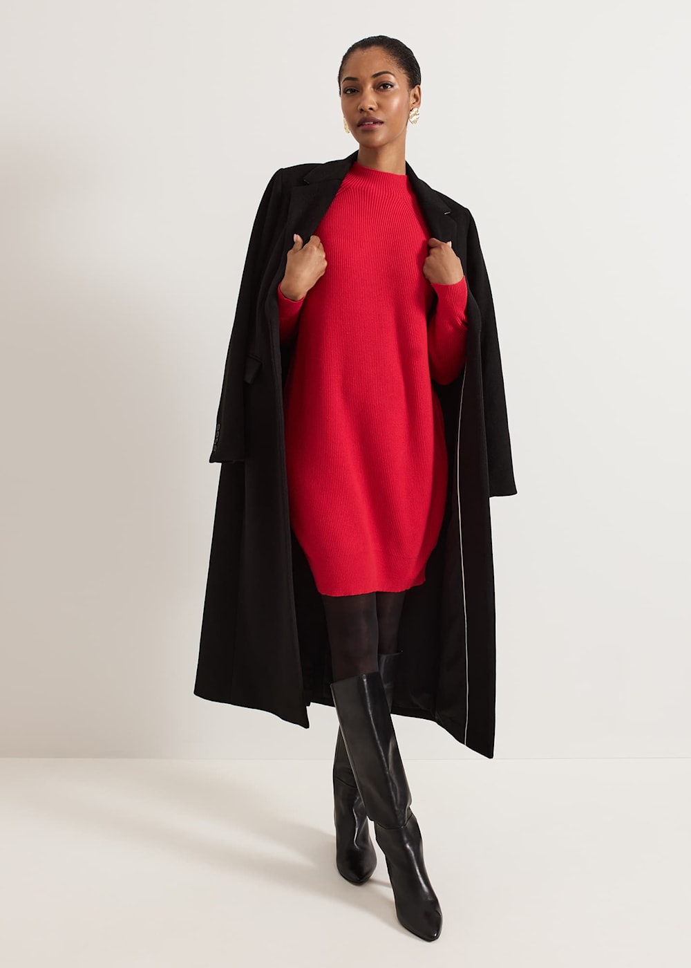 Phase eight red coat dress discount