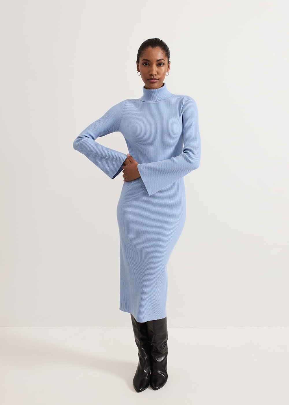 Roll neck dress uk outlet