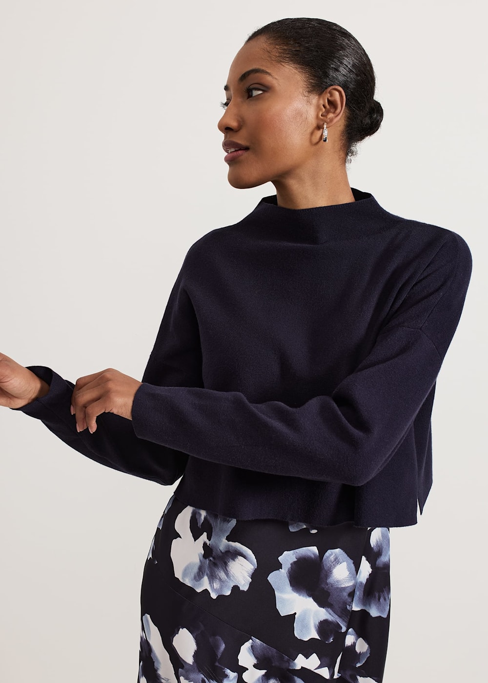 Layered sweater dress deals