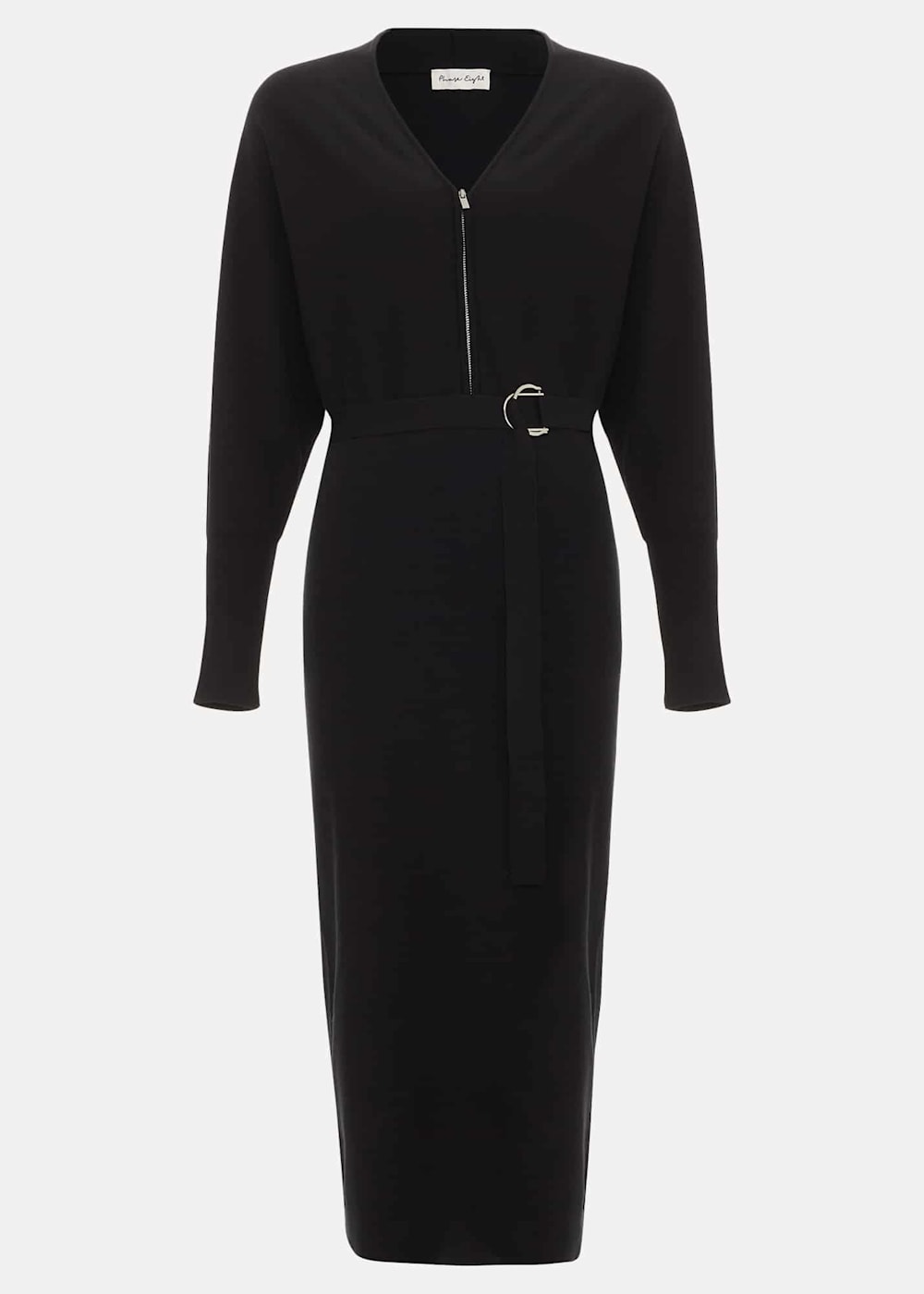 Batwing belted midi dress clearance
