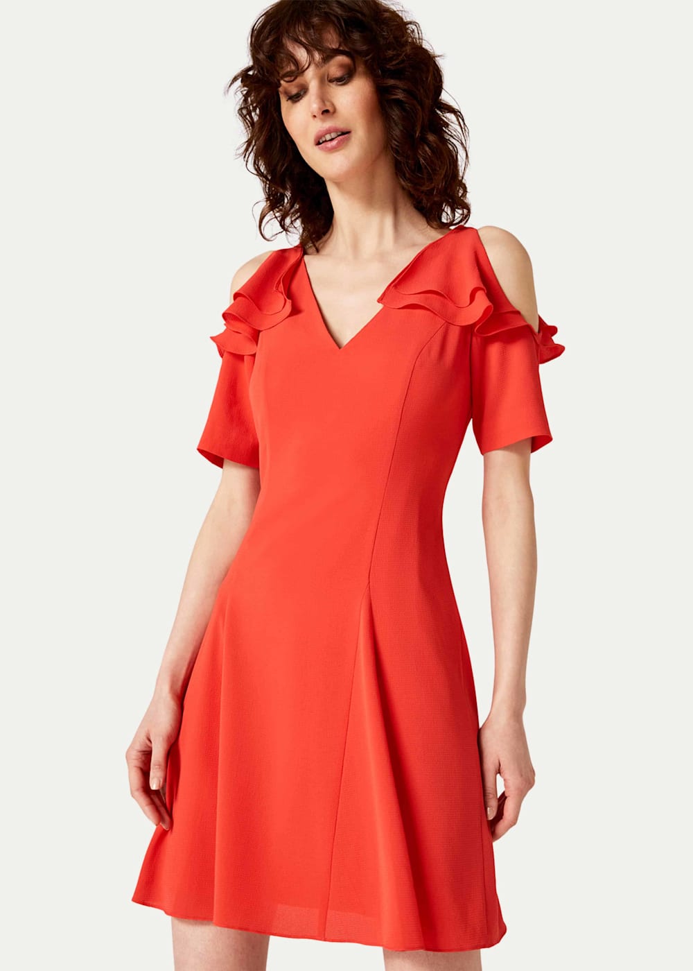 Juna Ruffle Cold Shoulder Dress Phase Eight UK