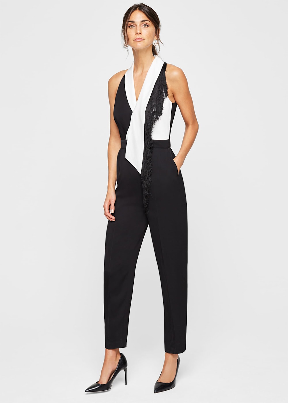 Tassel detail jumpsuit store
