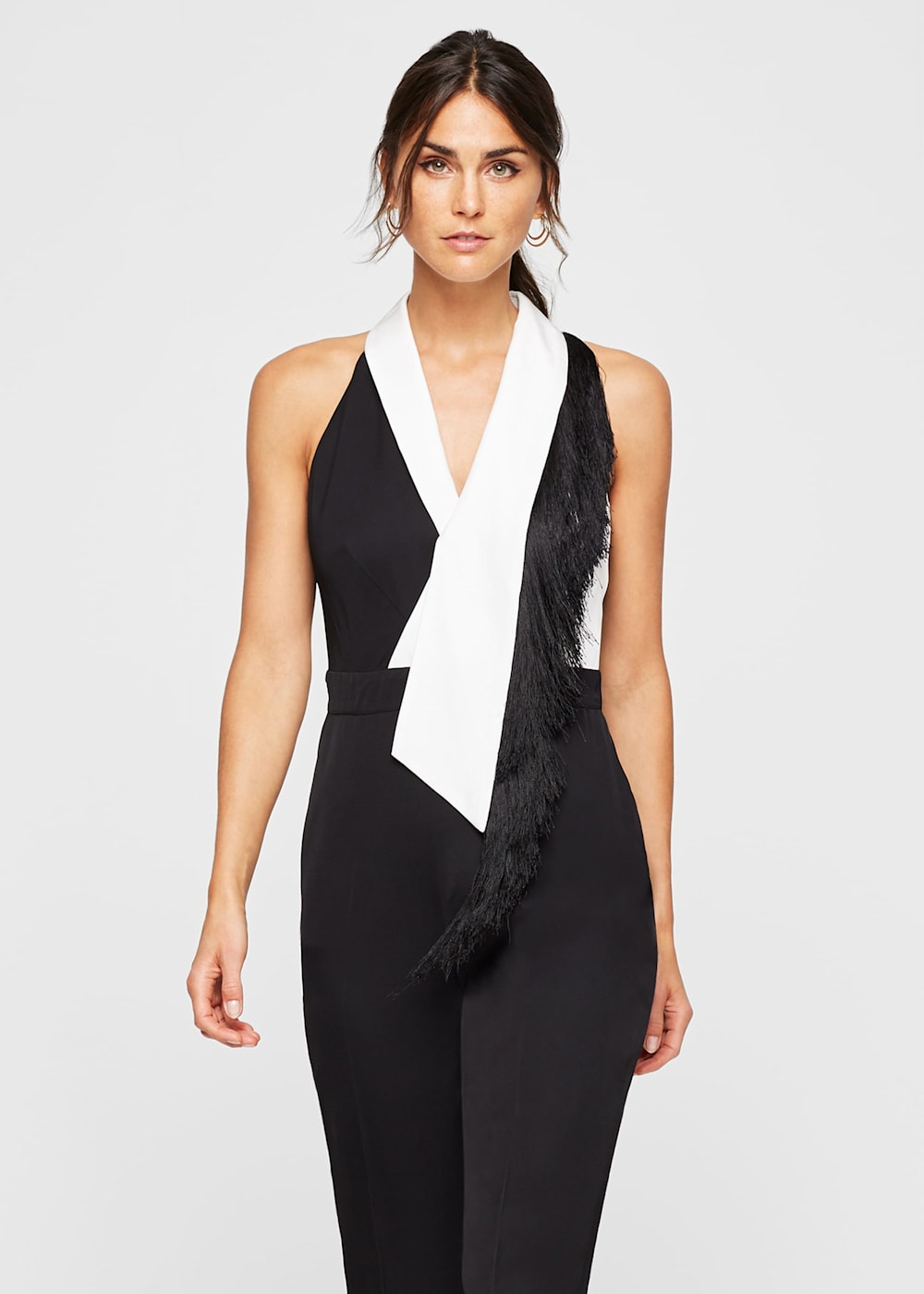 Plus size tassel jumpsuit sales