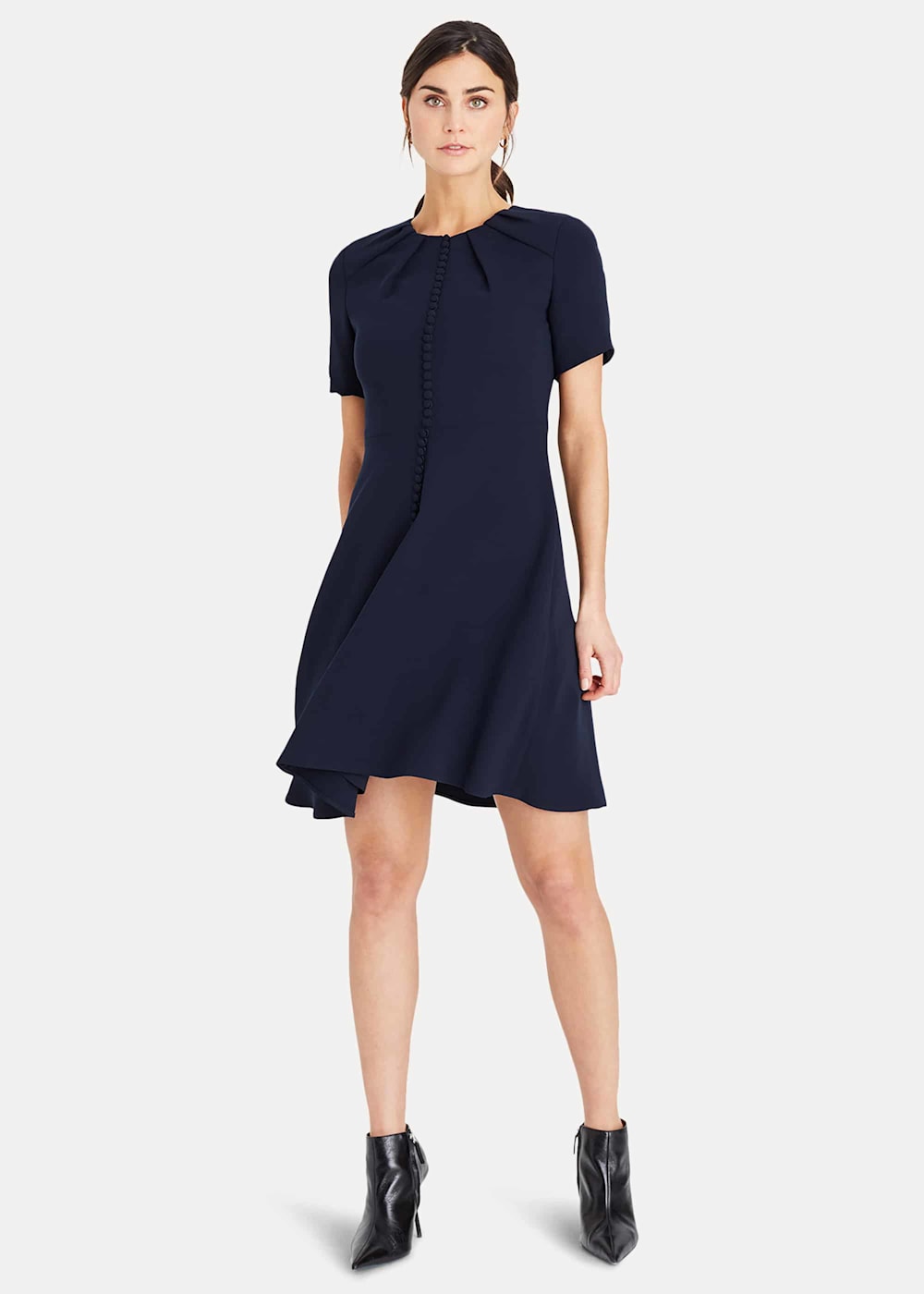 Bella Button Skater Dress Phase Eight UK