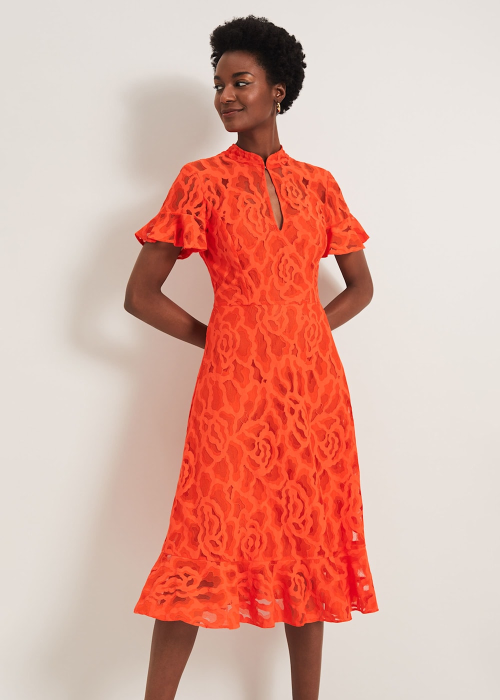 Lulu Floral Lace Dress Phase Eight UK