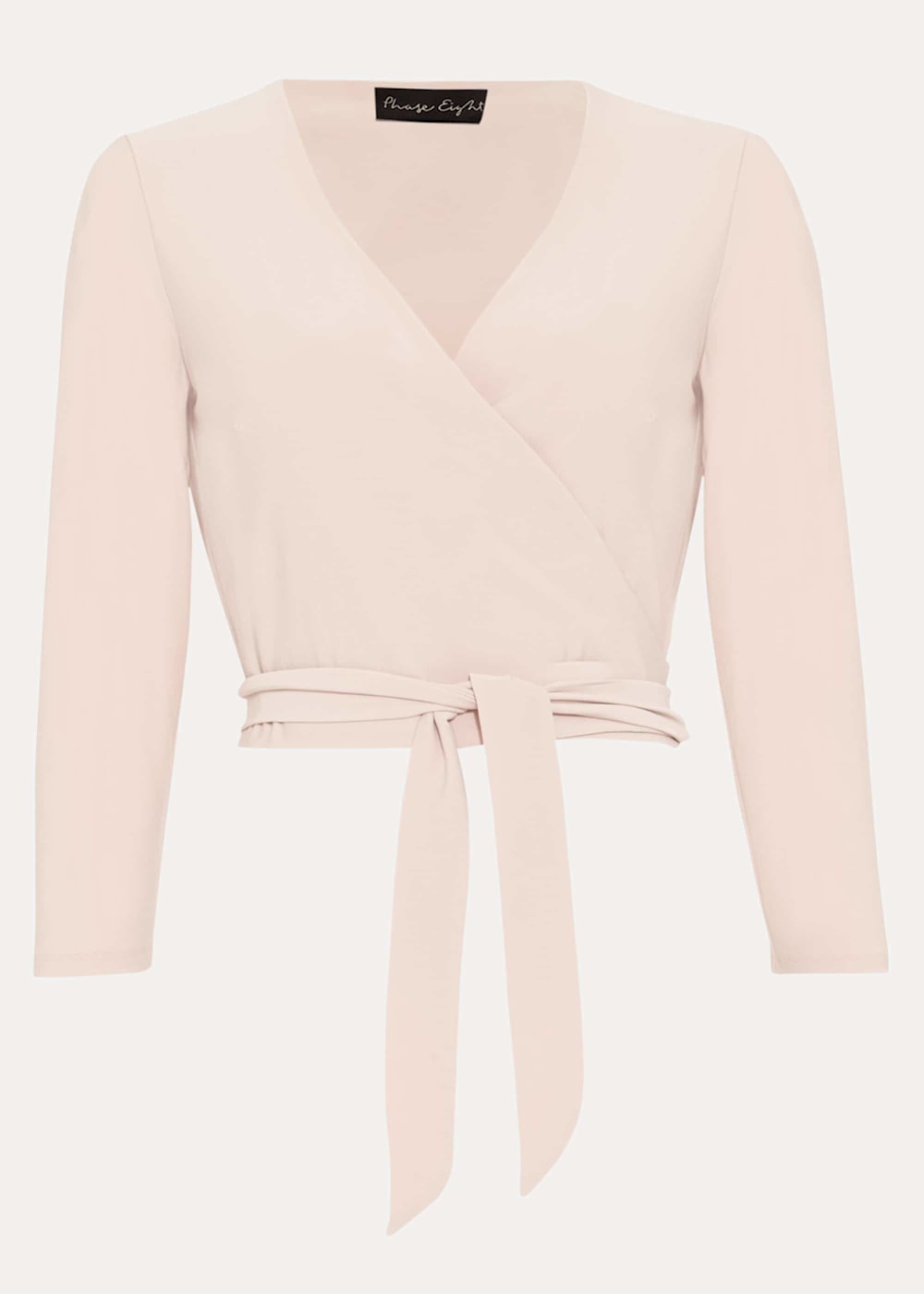 Pink ballet wrap top new arrivals