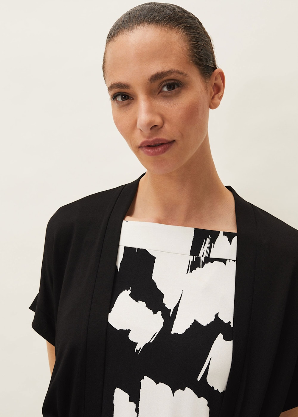 Longline jersey cardigan new arrivals