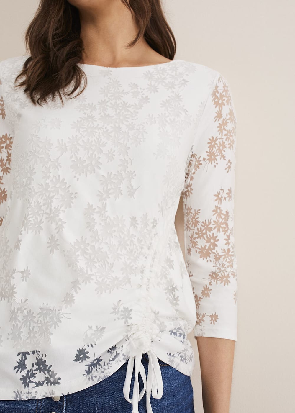 Mariella Floral Burnout Top Phase Eight UK