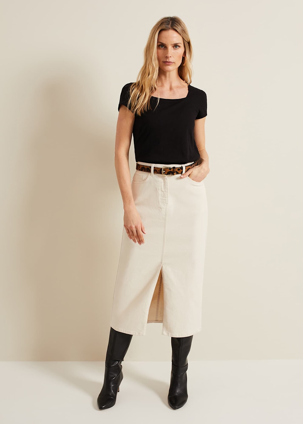 Bella Square Neck Top Phase Eight UK