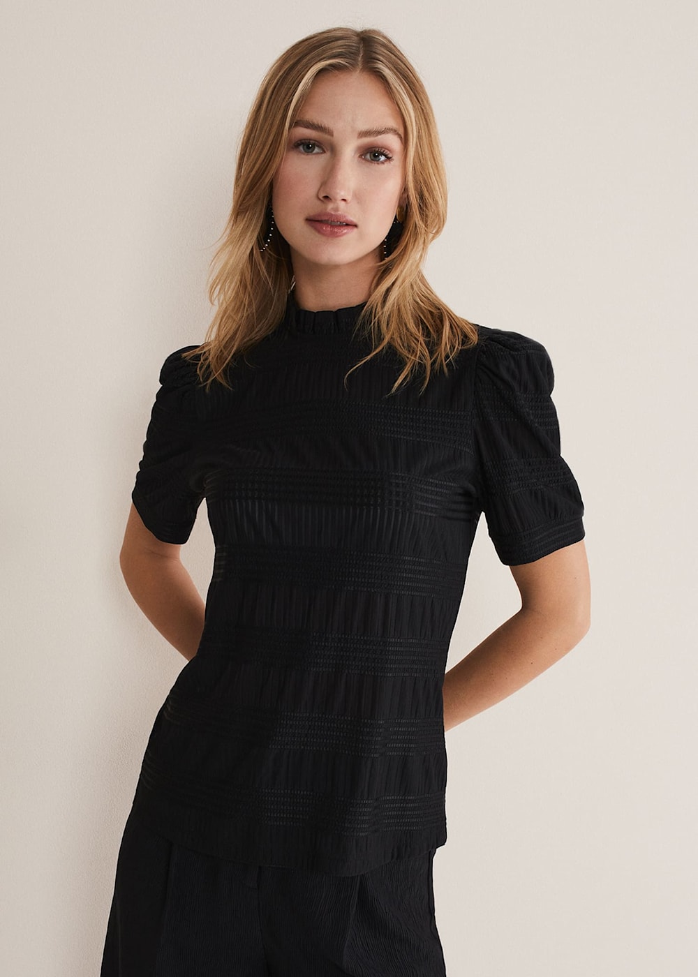 Samiha Textured Top Samiha Textured Top