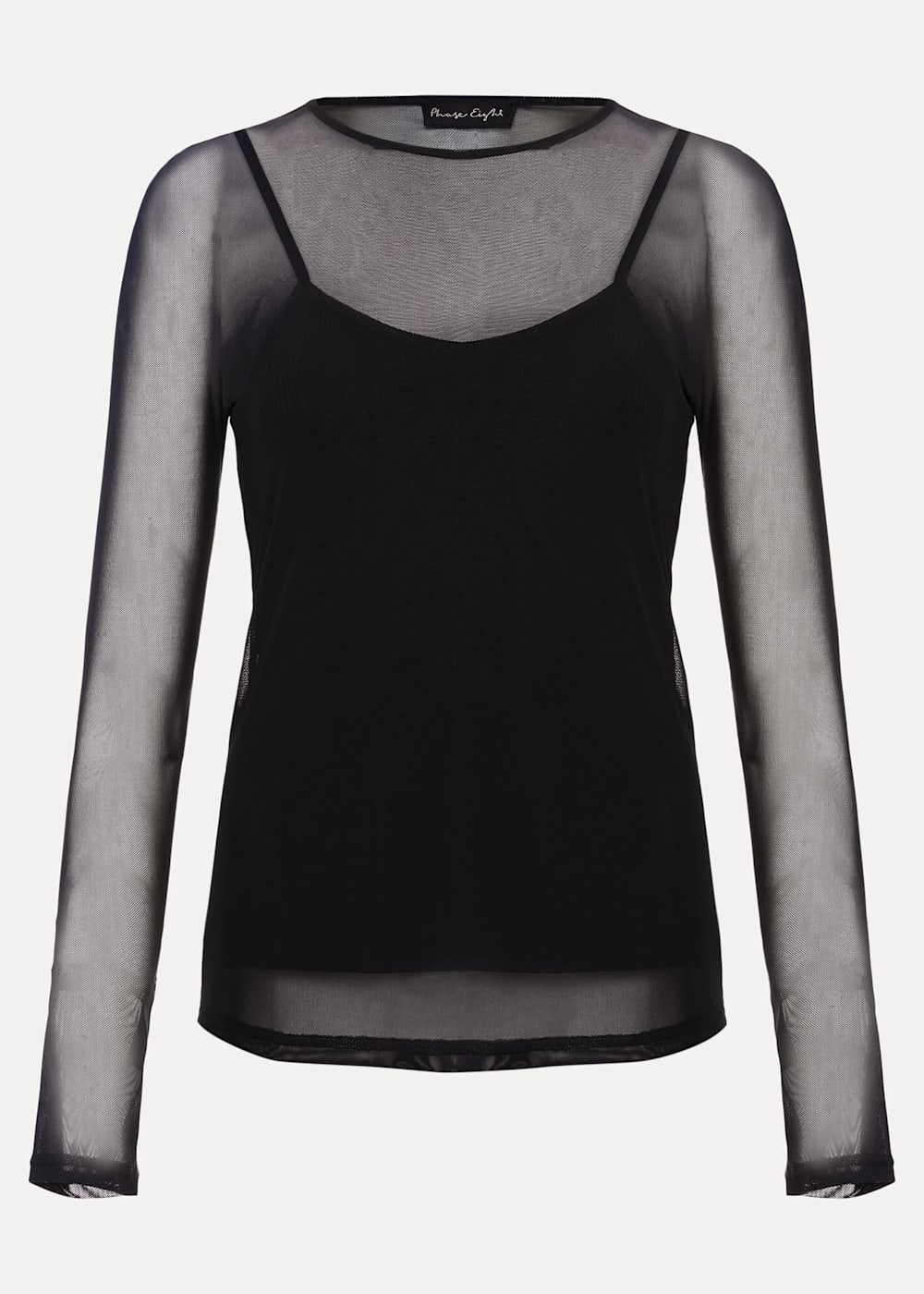 Eleena Black Mesh Top Phase Eight UK