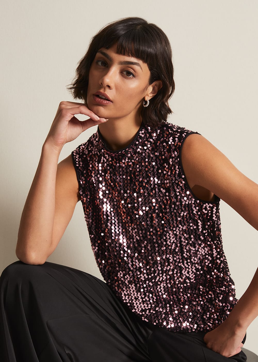 Tasha Sequin Top Phase Eight UK