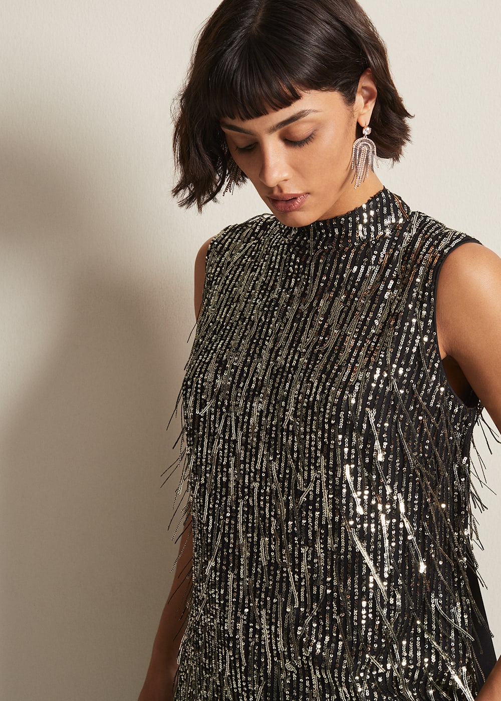 Phase eight sequin top shop