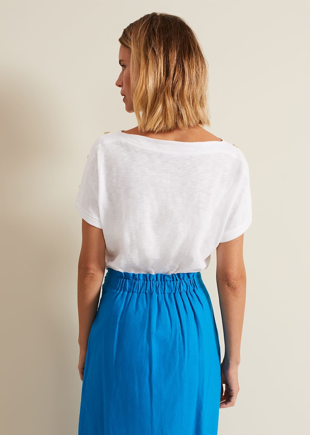 Phase Eight Suzie Button Detail Top Phase Eight Suzie Button Detail Top